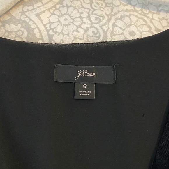 JCREW Faux Wrap Top in Drapey Velvet - Picture 4 of 8